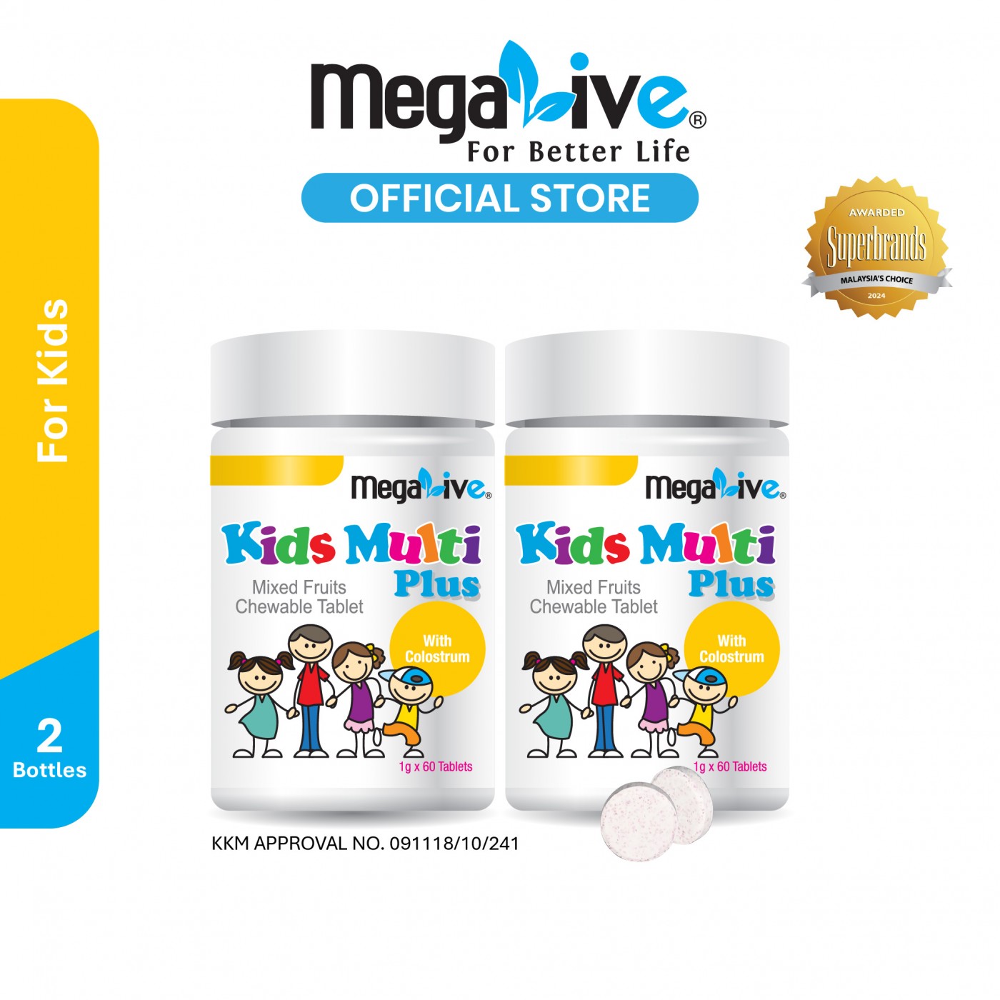 MegaLive Kids Multi Plus (2x60’s)