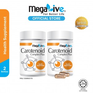 MegaLive Carotenoid Complex Plus (2x30's)