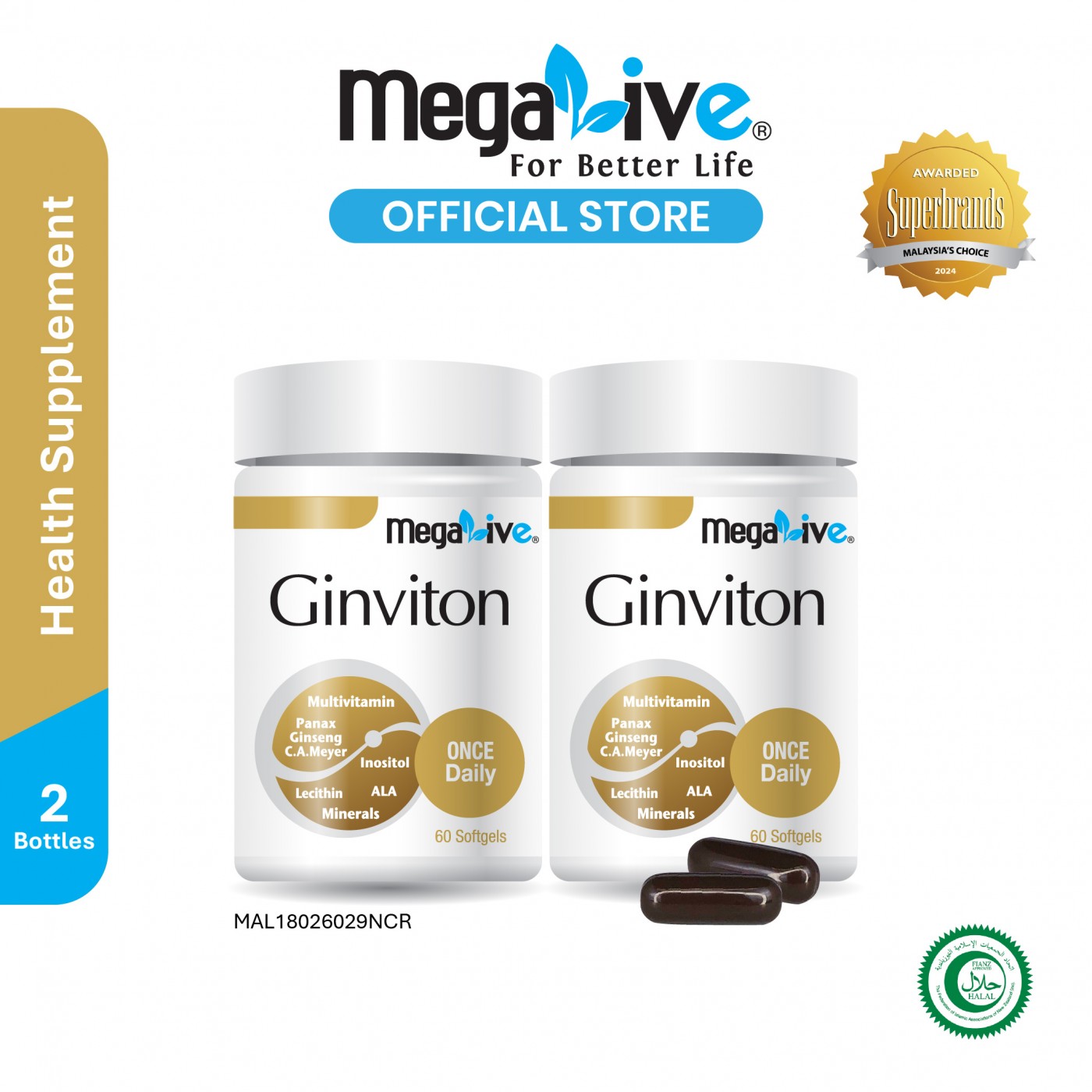 MegaLive Ginviton (2x60's)