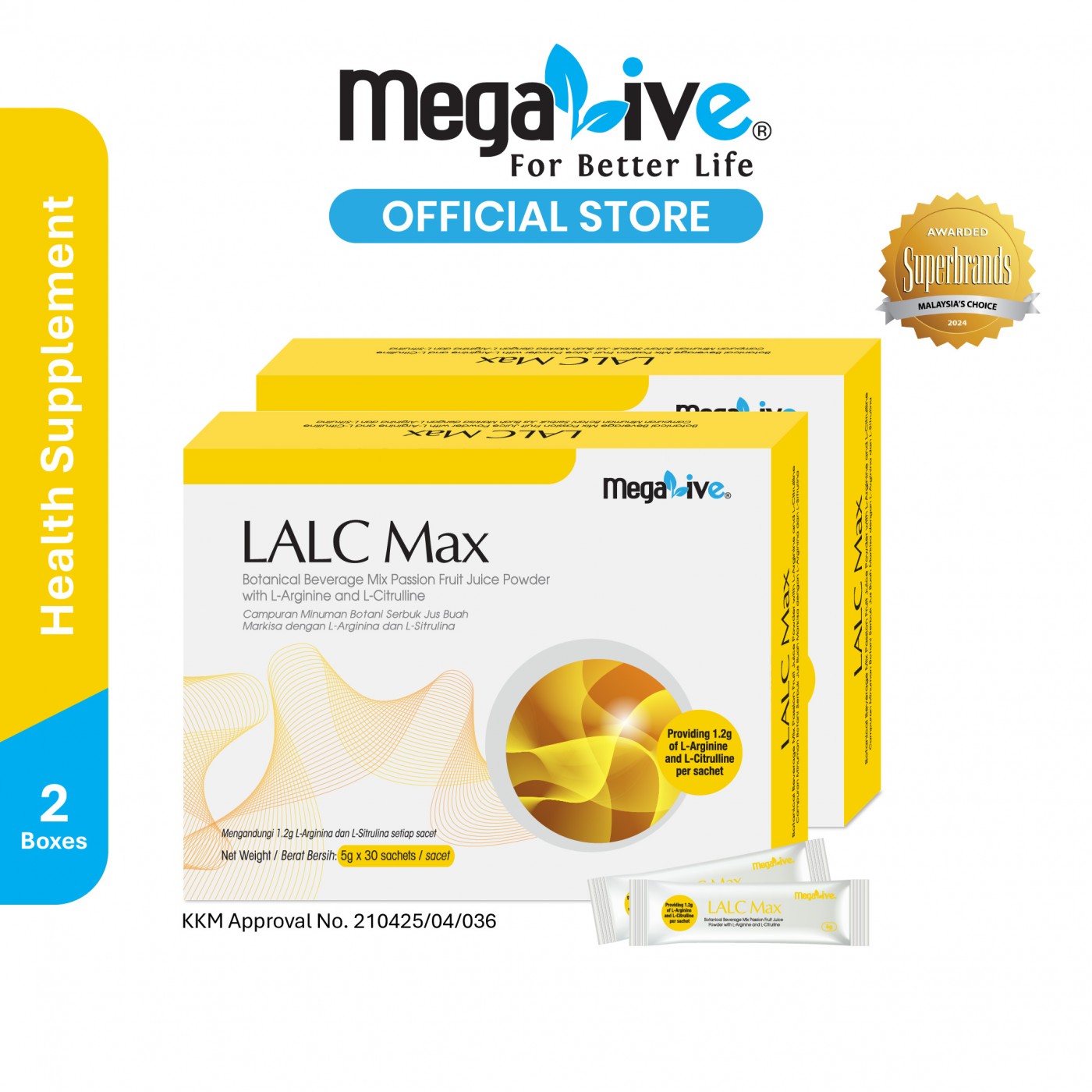 MegaLive LALC Max (2x30's)