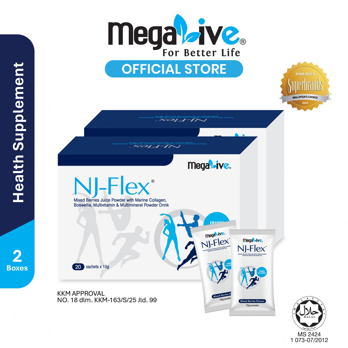 MegaLive NJ-Flex® (2x20's)