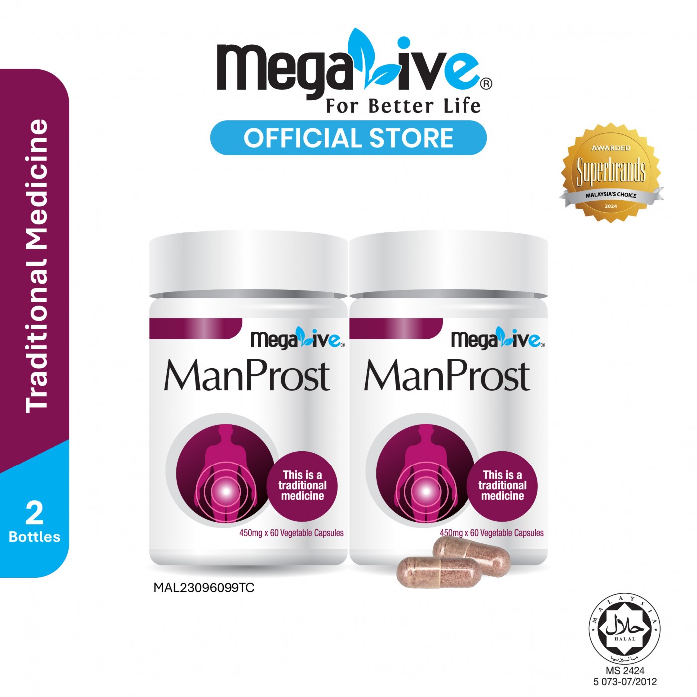 MegaLive ManProst (2x60's)