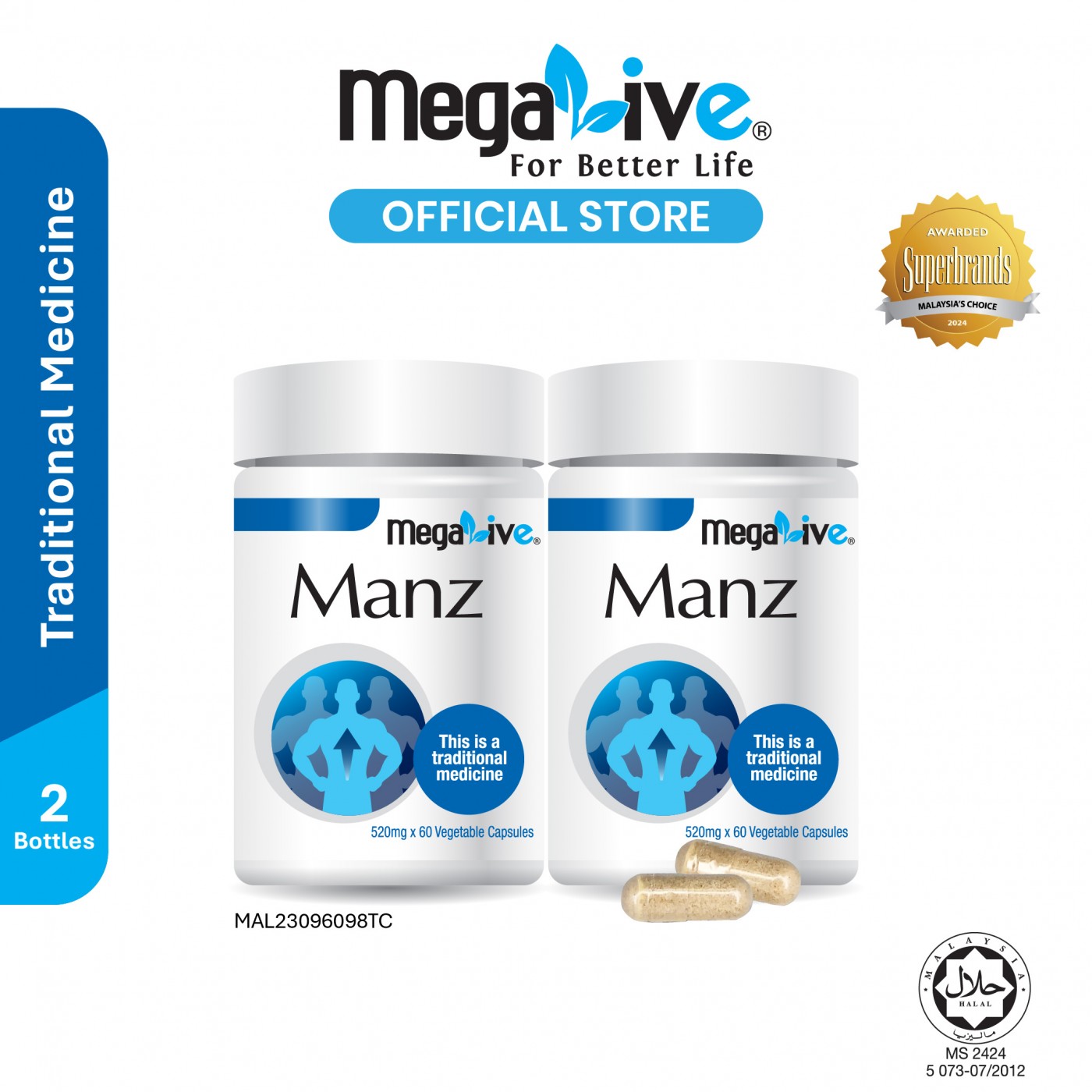 MegaLive Manz (2x60's)