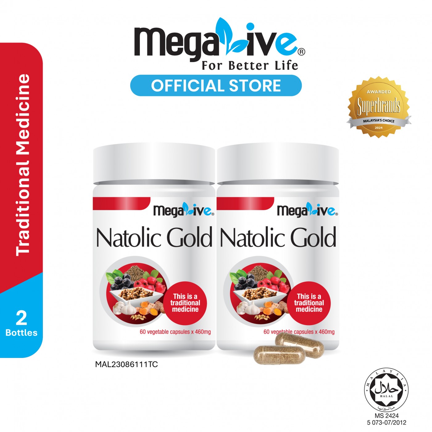MegaLive Natolic Gold (2x60’s)