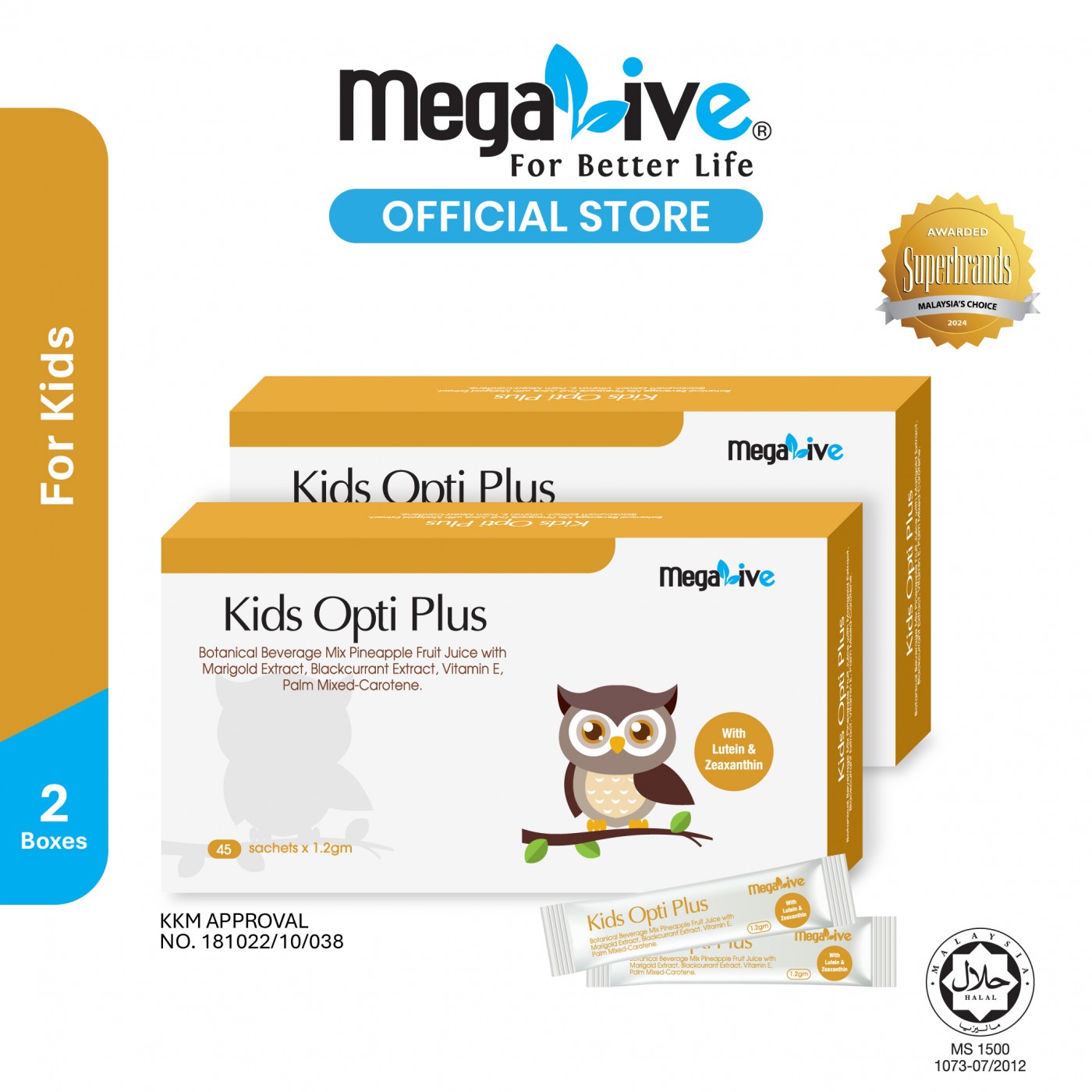MegaLive Kids Opti Plus (2x45's)