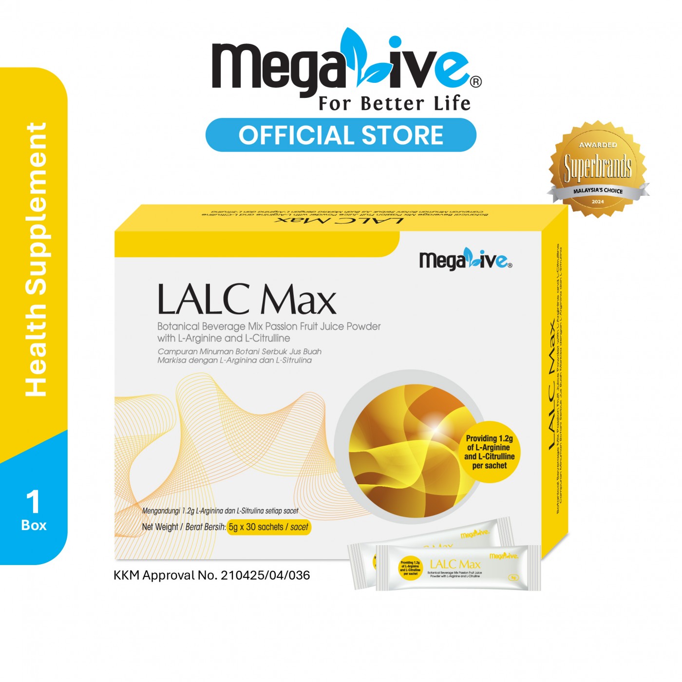 MegaLive LALC Max (2x30's)