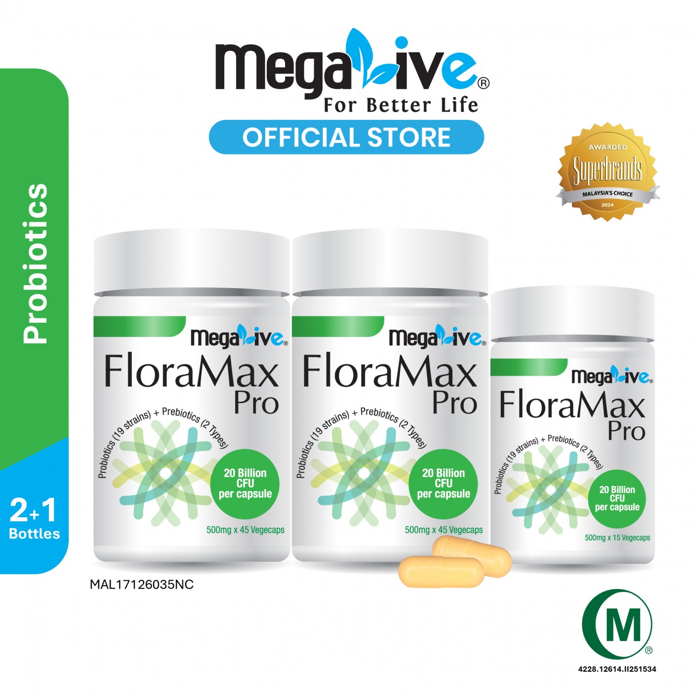 MegaLive FloraMax Pro (2x45's+15's)
