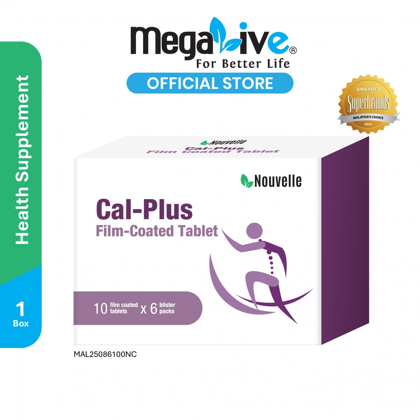 Nouvelle Cal-Plus (6x10's)