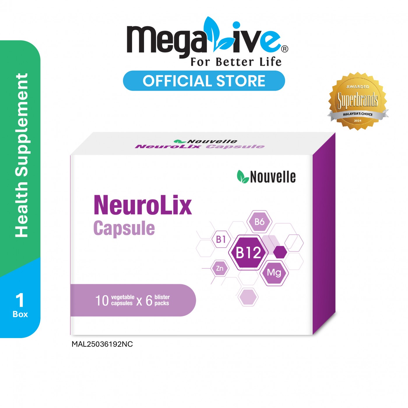 Nouvelle NeuroLix (6x10's)