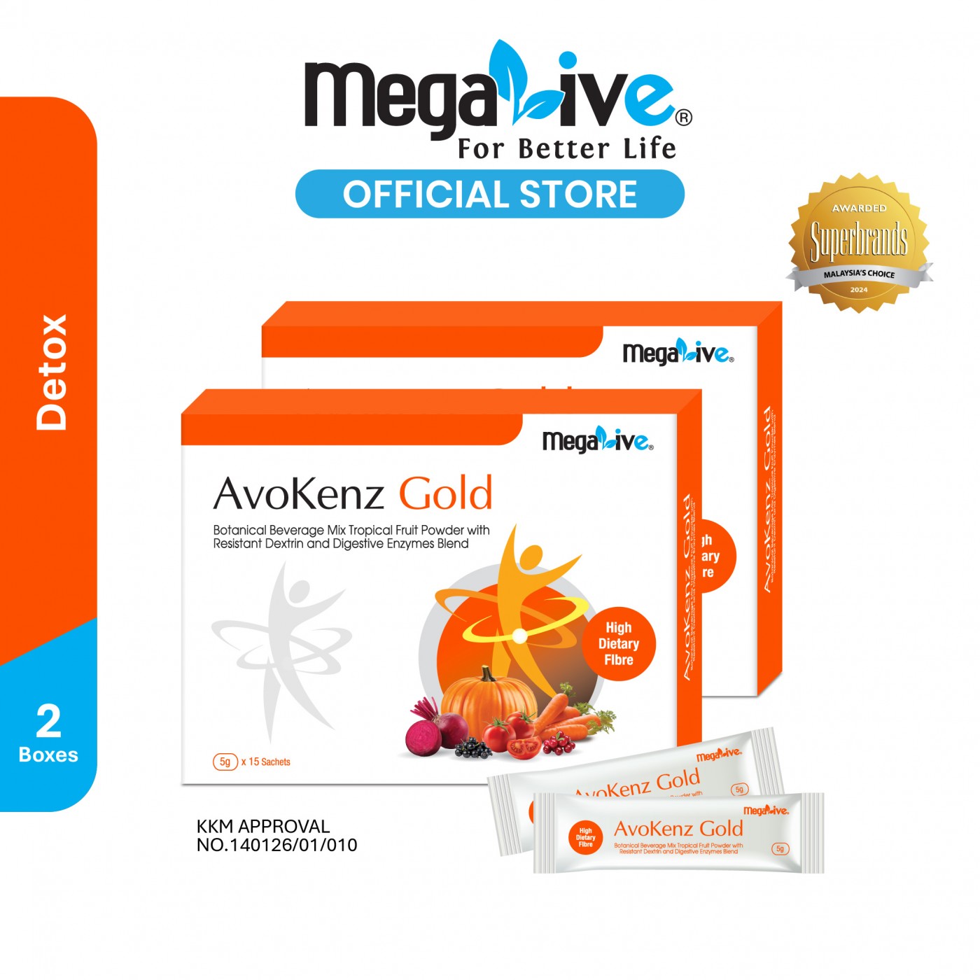 MegaLive AvoKenz Gold (2x15's)