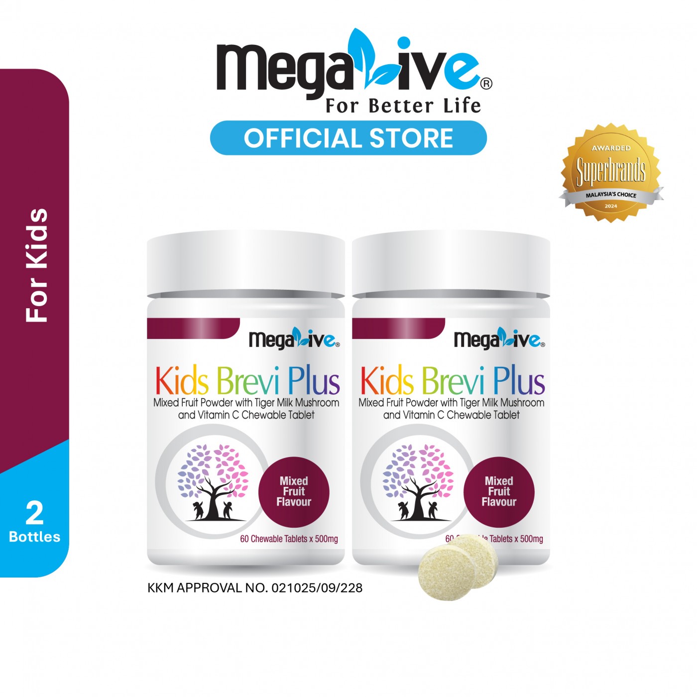 MegaLive Kids Brevi Plus (2x60's)