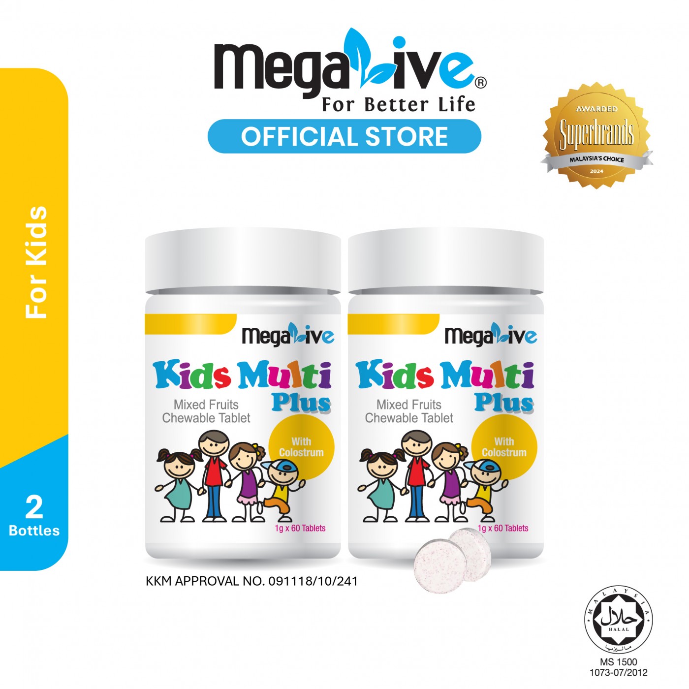 MegaLive Kids Multi Plus (2x60’s)