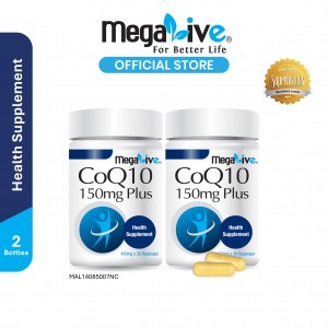 MegaLive CoQ10 150mg Plus (2x30's)