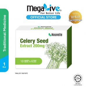 Nouvelle Celery Seed Extract 200MG (6x10's)