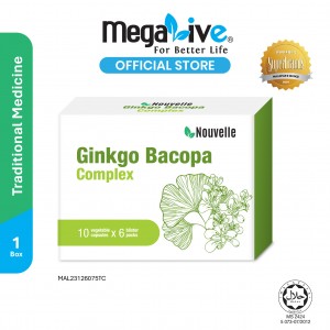 Nouvelle Ginkgo Bacopa Complex (6x10's)