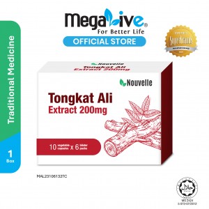 Nouvelle Tongkat Ali Extract 200MG (6x10's)