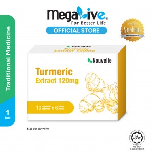Nouvelle Turmeric Extract 120MG (6x10's)