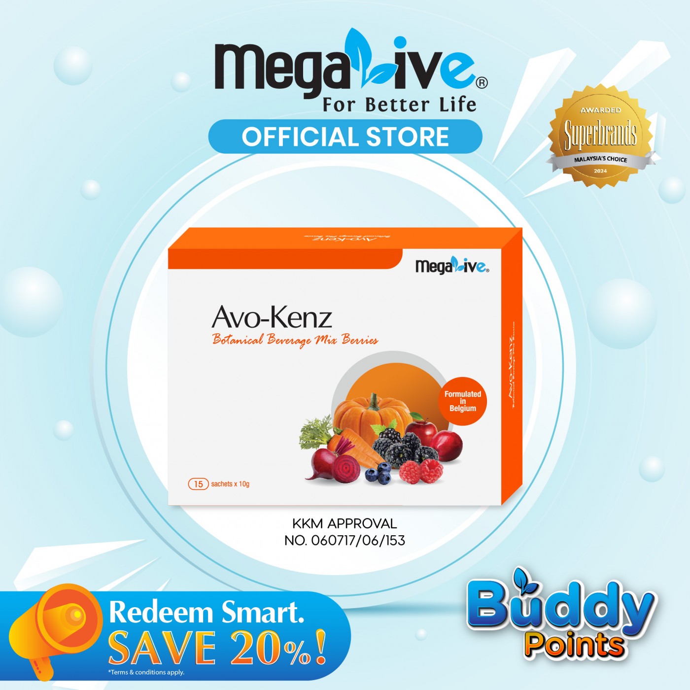 MegaLive Avo-Kenz (15's)