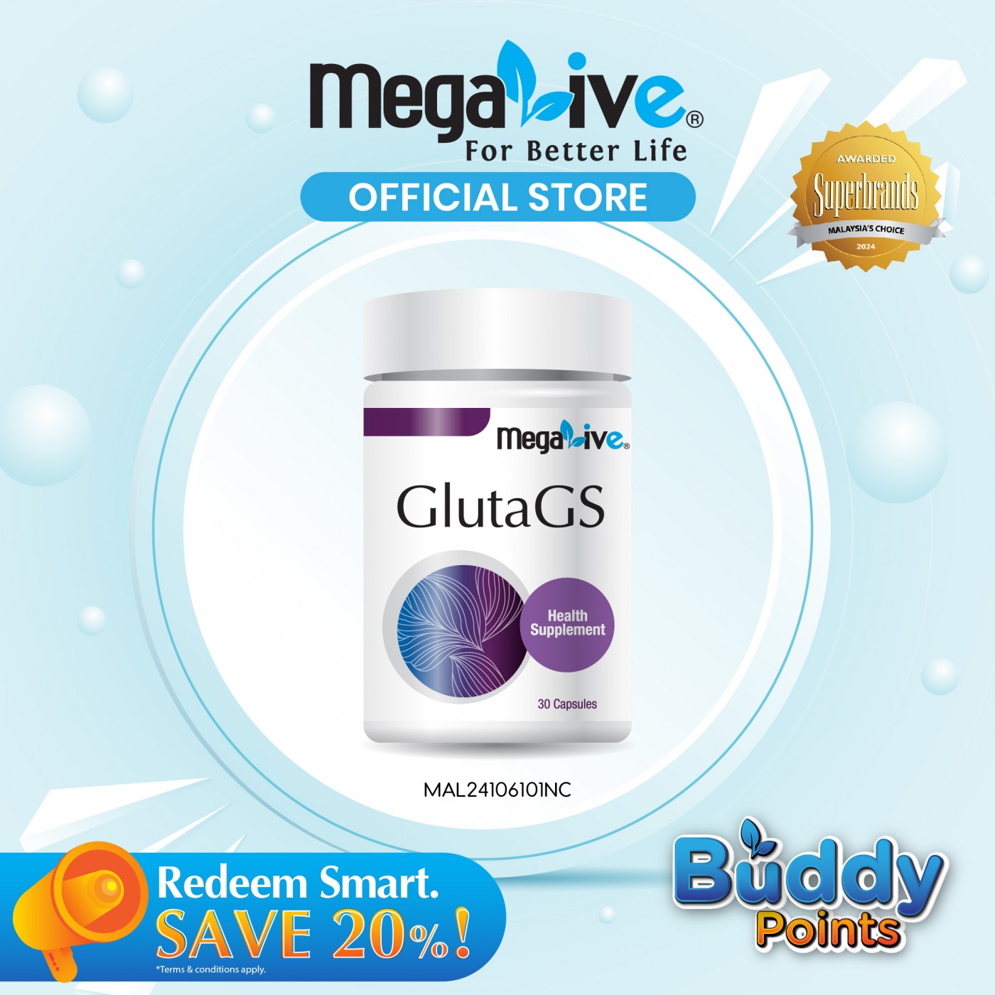 MegaLive GlutaGS (30's)