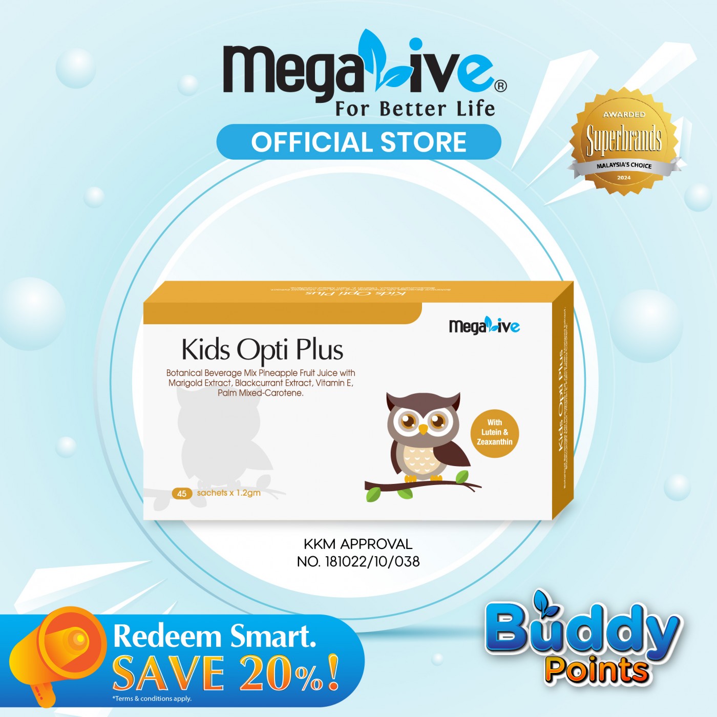 MegaLive Kids Opti Plus (45's)