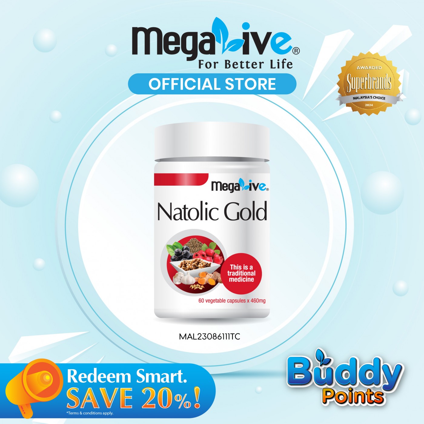 MegaLive Natolic Gold (60's)