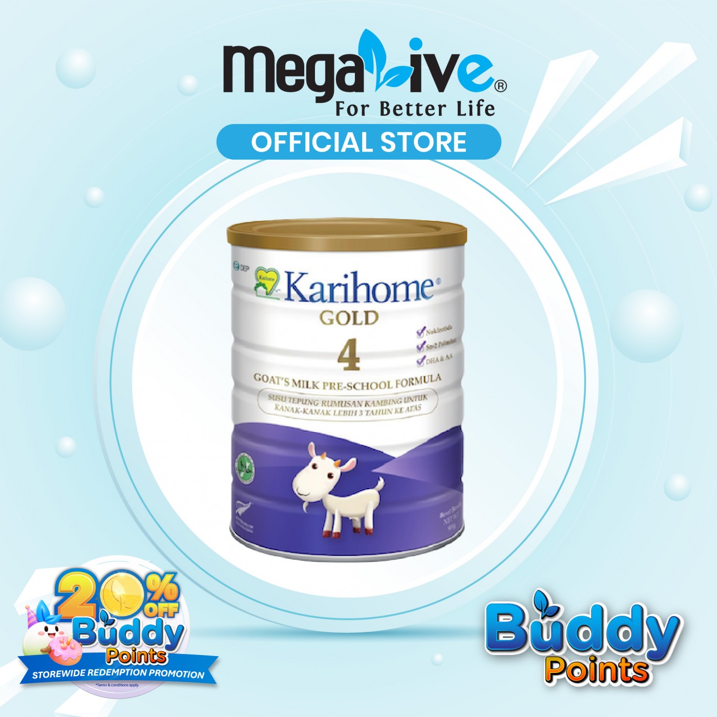 Karihome Pre School Formula 900G (4 - 6 Years Old)