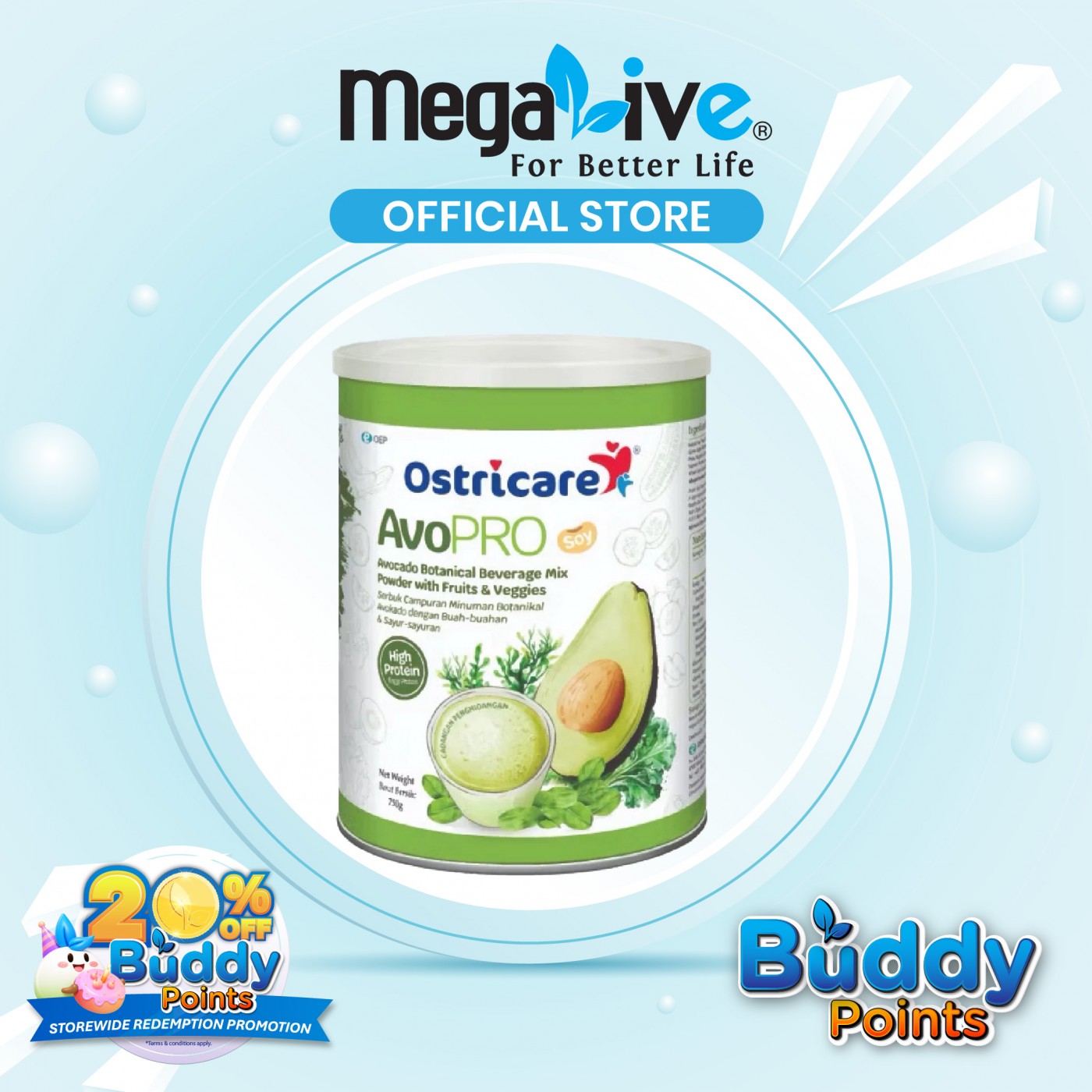Ostricare AvoPRO Soy 750G