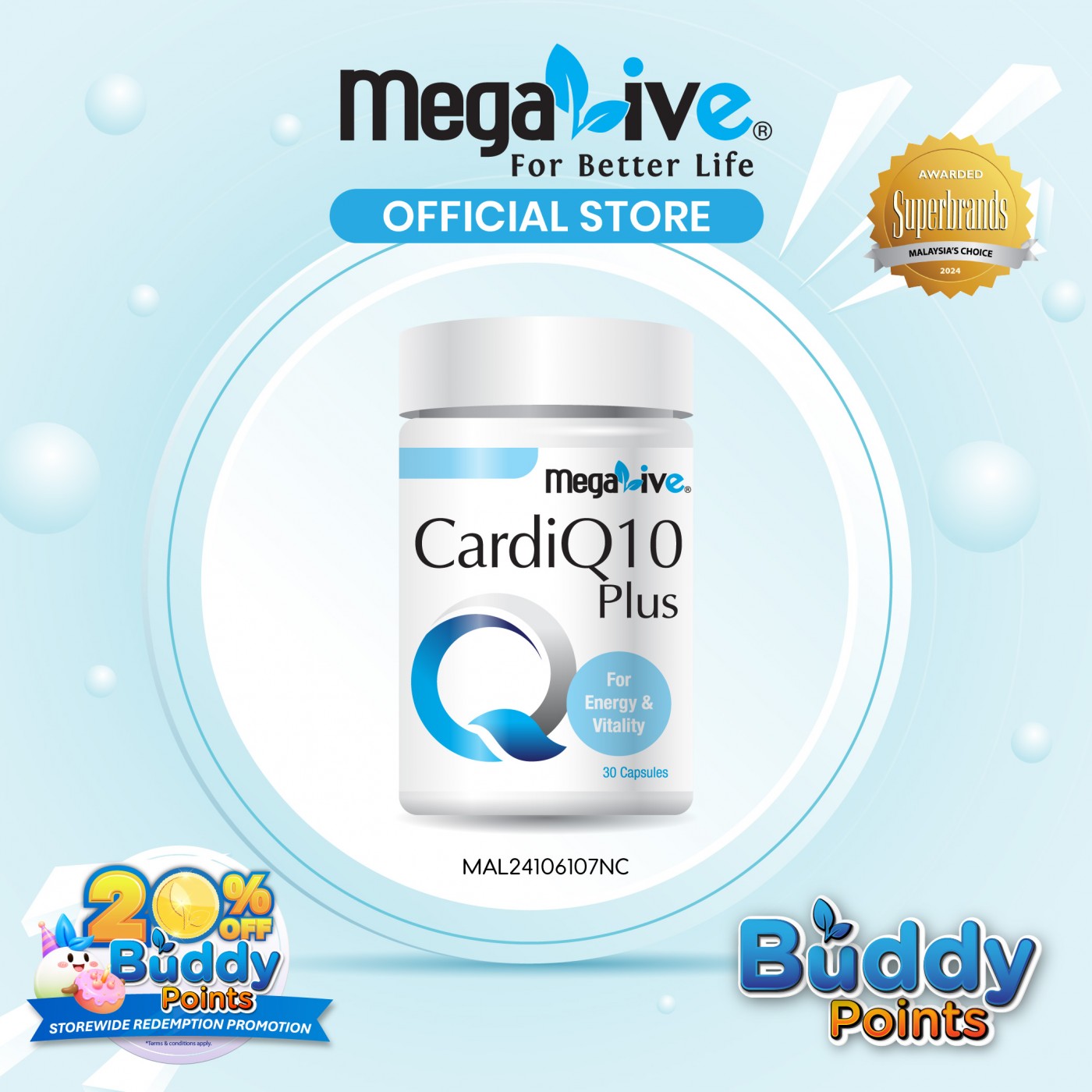 MegaLive CardiQ10 Plus (30's)