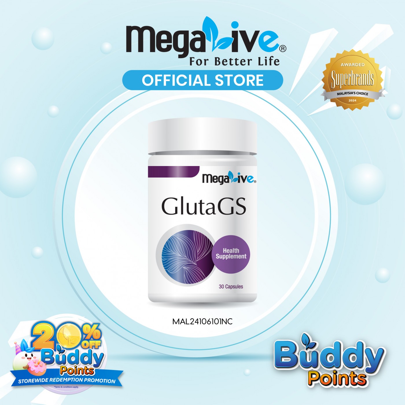 MegaLive GlutaGS (30's)