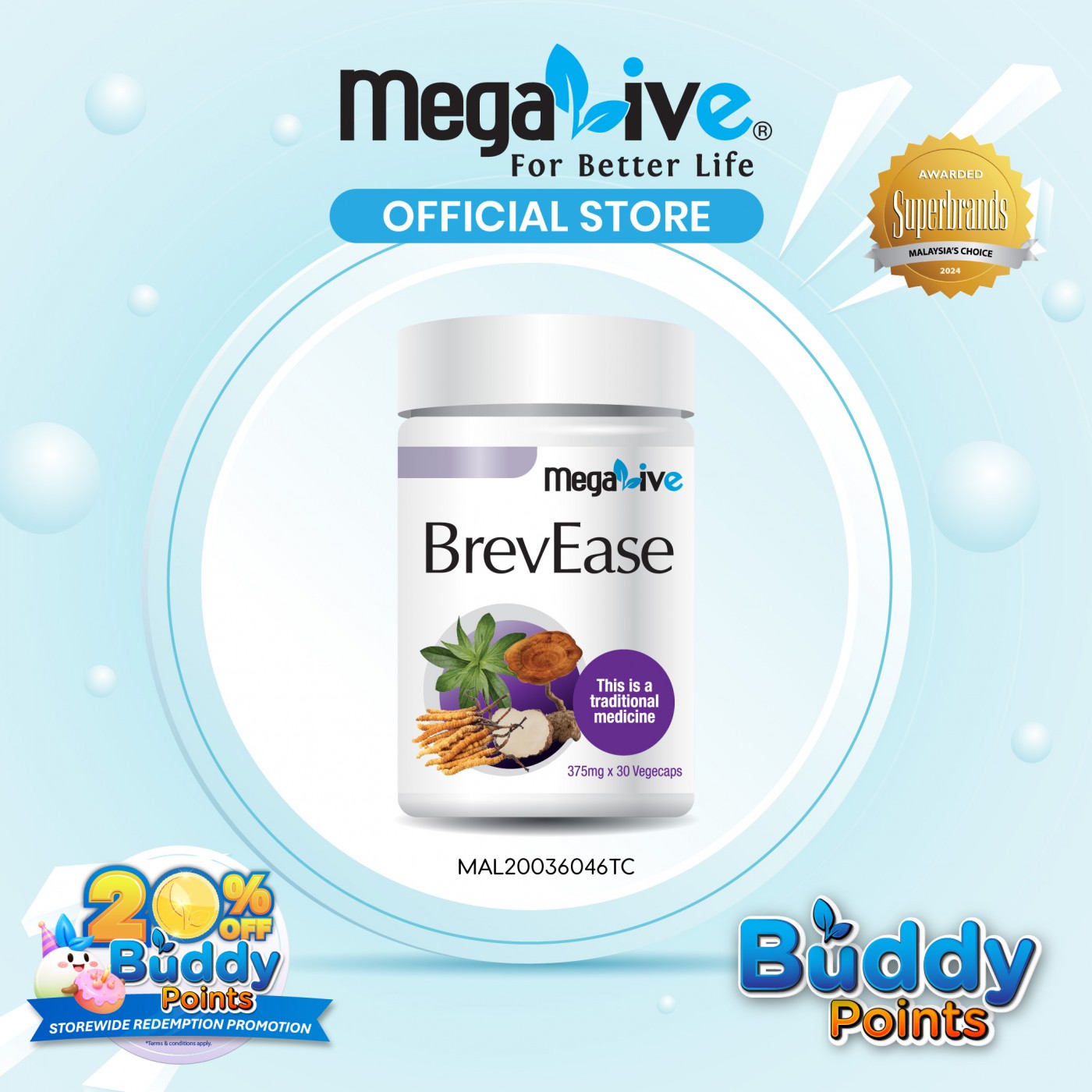 MegaLive BrevEase (30's)