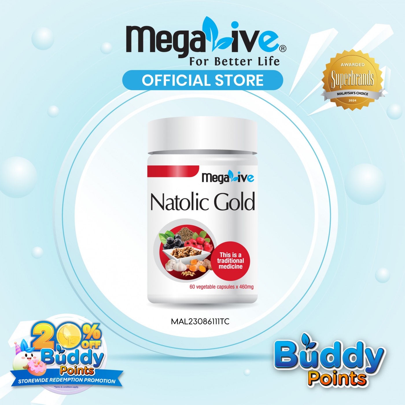 MegaLive Natolic Gold (60's)