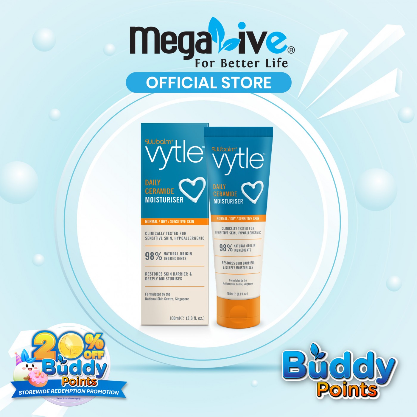 Vytle™ Daily Ceramide Moisturiser
