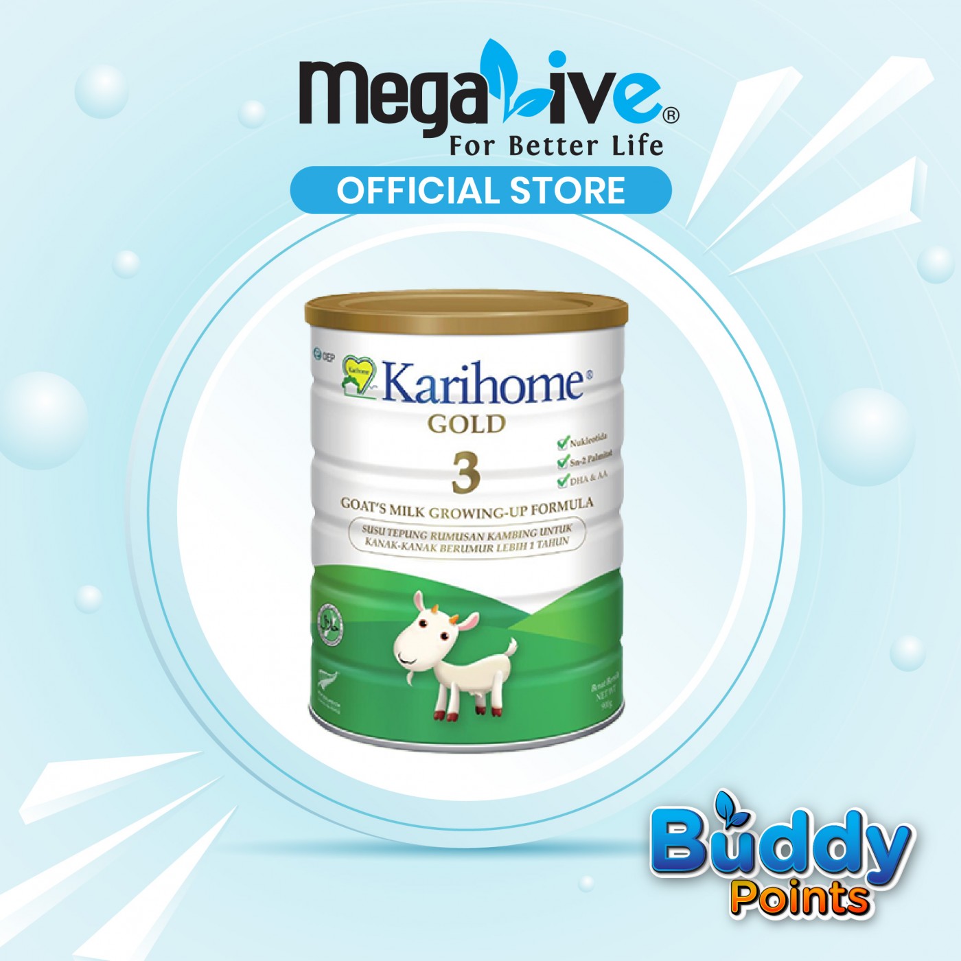 Karihome Growing Up Formula 900G (1-3 Years Old)