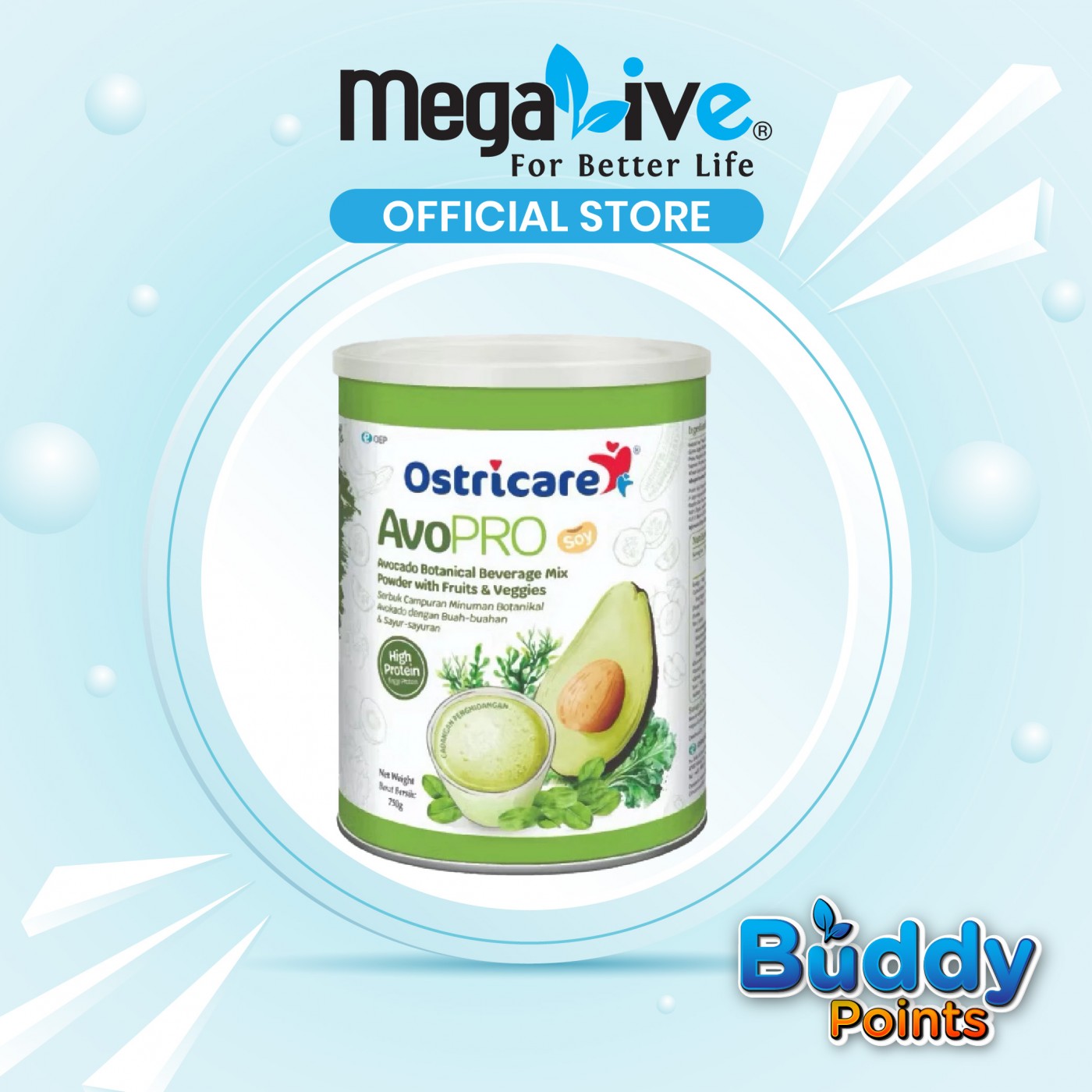 Ostricare AvoPRO Soy 750G