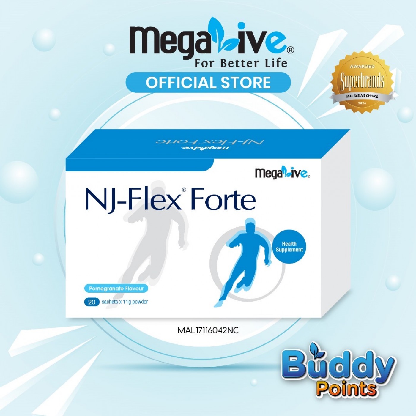 MegaLive NJ-Flex® Forte (20's)