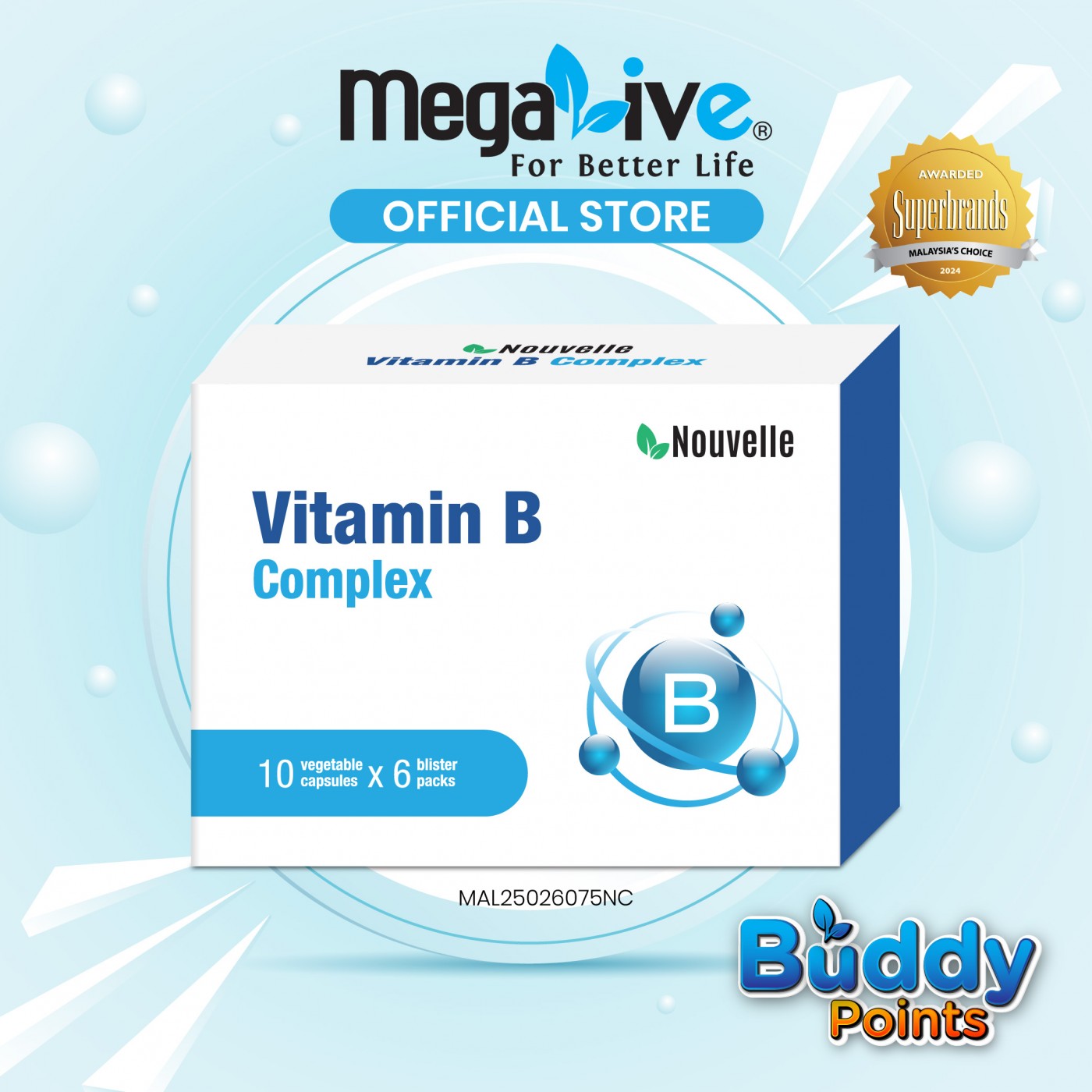 Nouvelle Vitamin B Complex (6x10's)