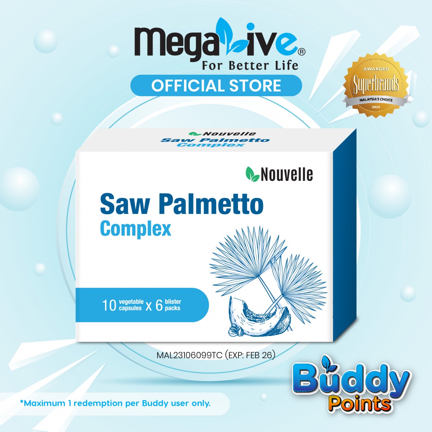 Nouvelle Saw Palmetto Complex (6x10's)