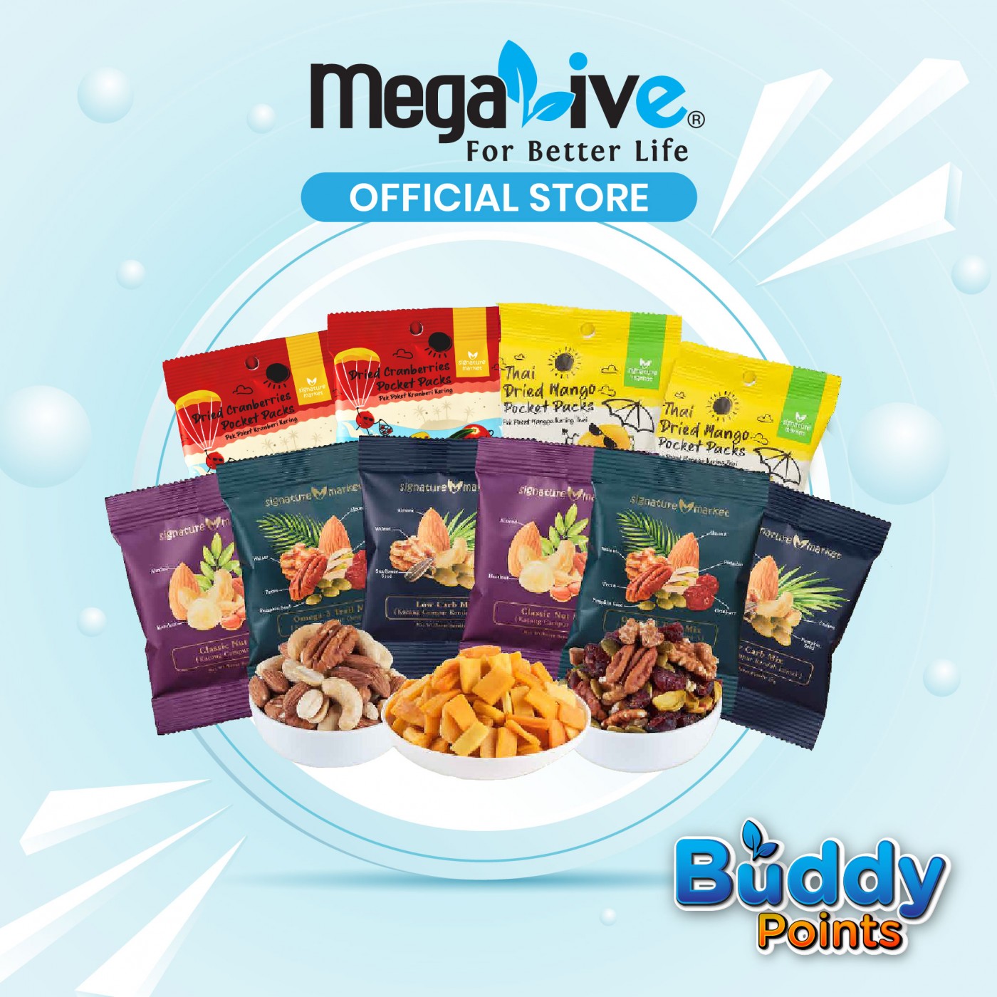 Signature Market Nuts & Fruits Snack Gift Box