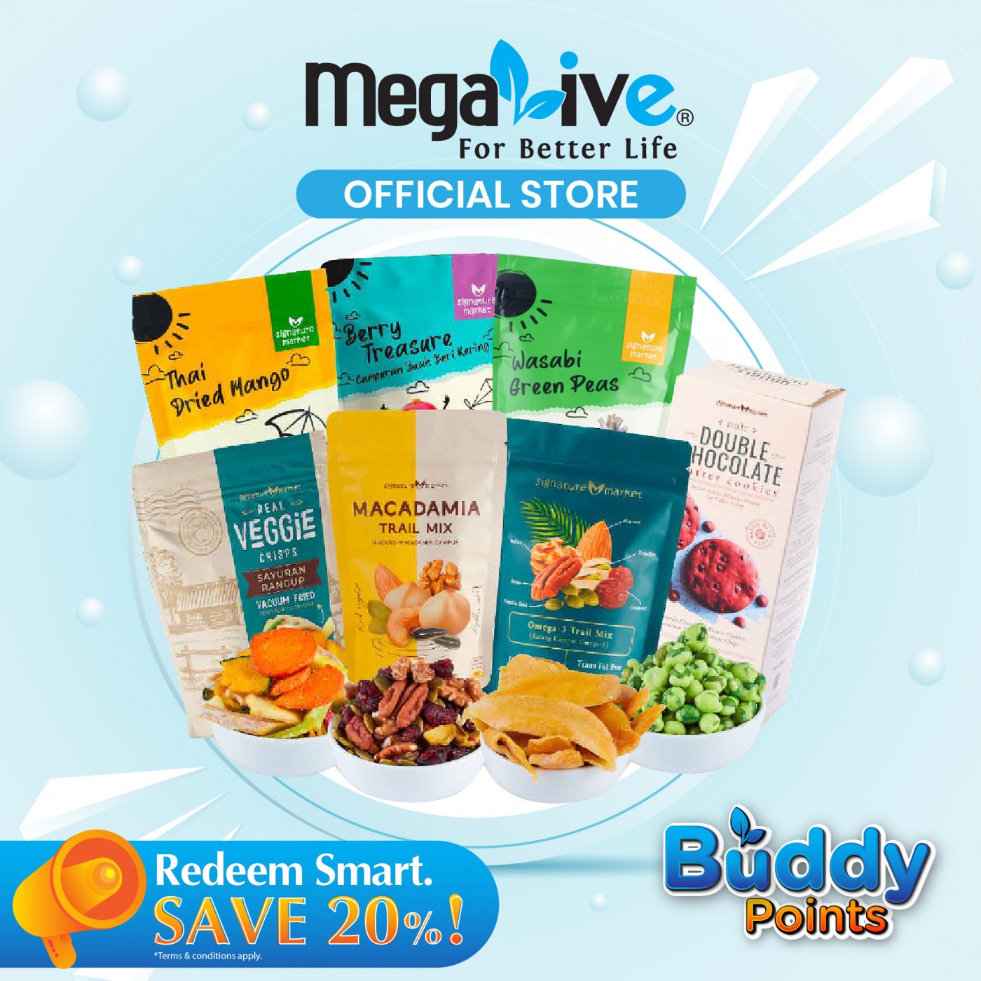 Signature Market All-In-One Snack Gift Box