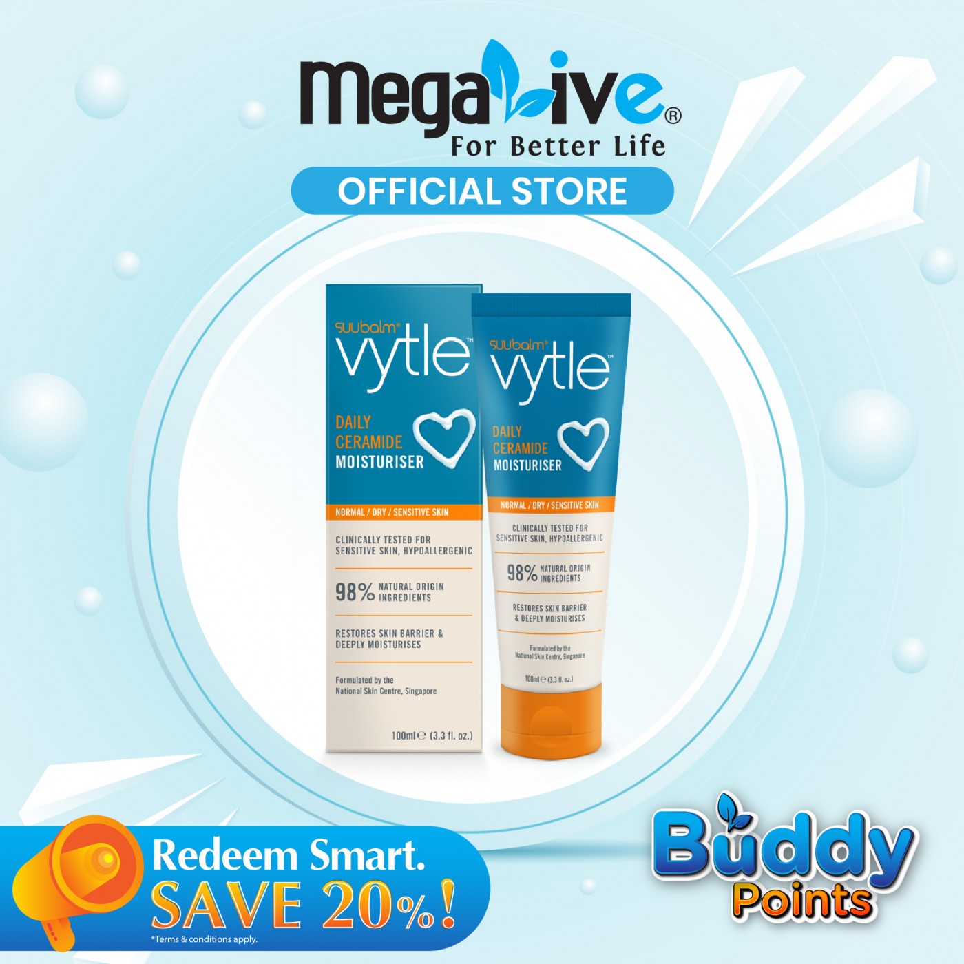 Vytle™ Daily Ceramide Moisturiser