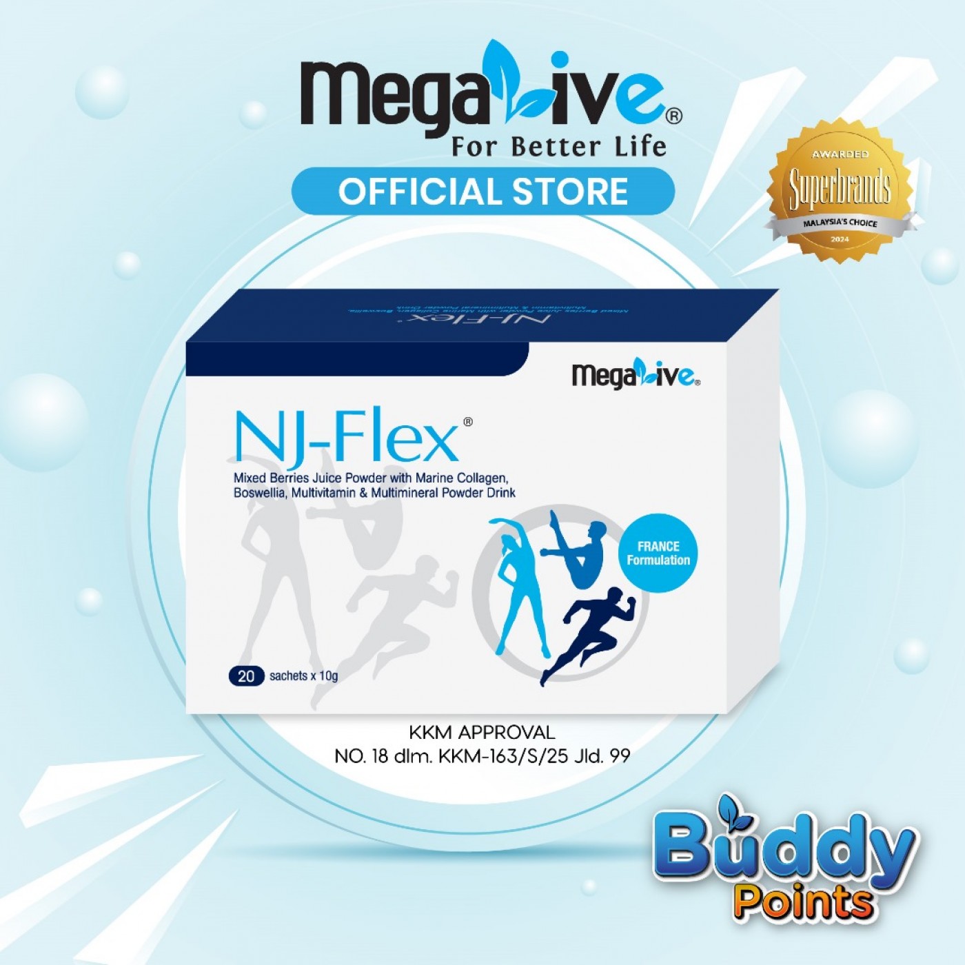 MegaLive NJ-Flex® (20's)