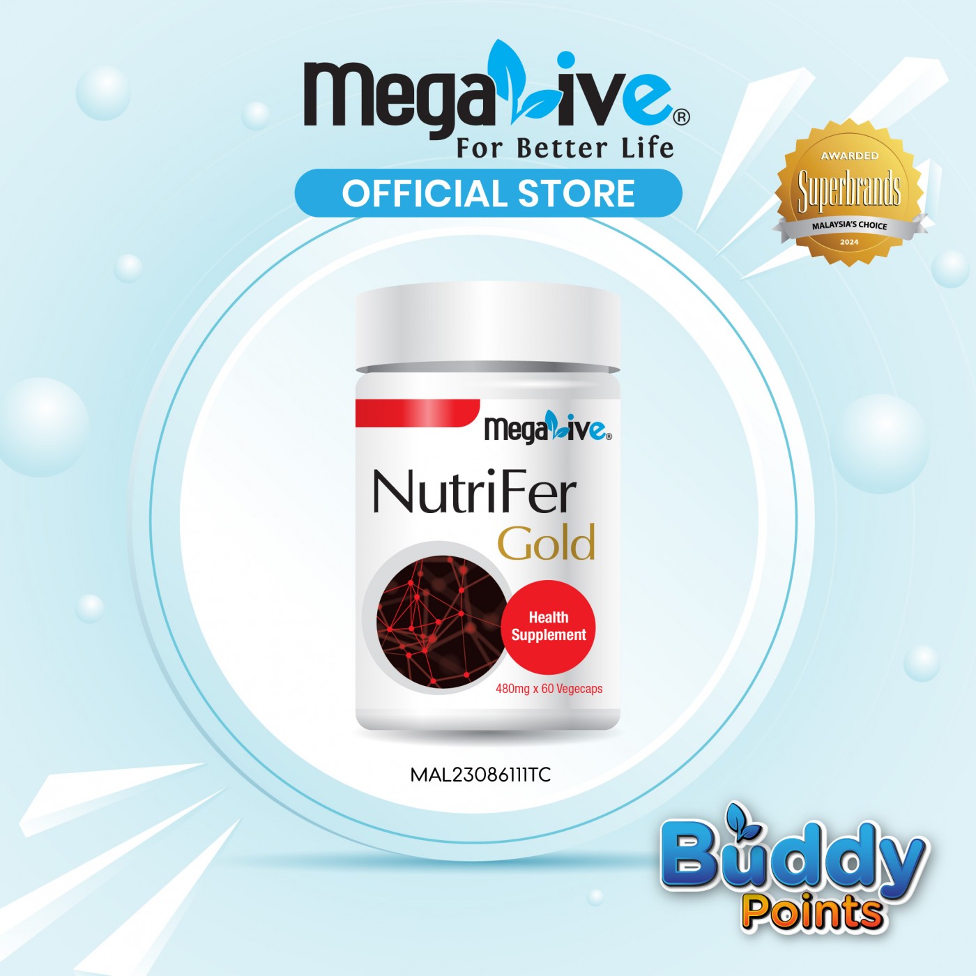 MegaLive Nutrifer Gold 60's