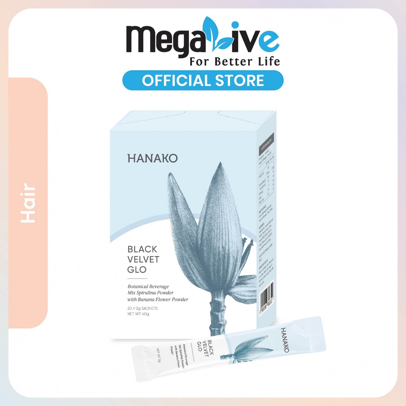 Hanako Black Velvet Glo
