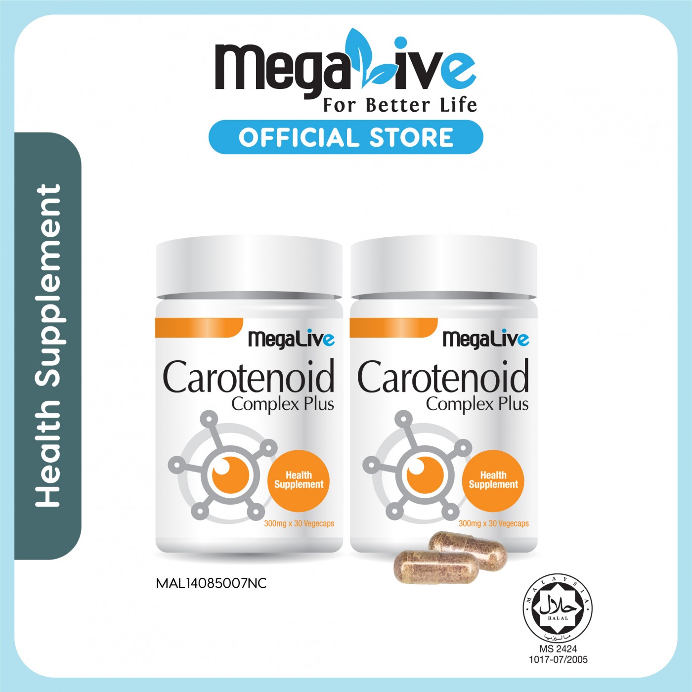 MegaLive Carotenoid Complex Plus