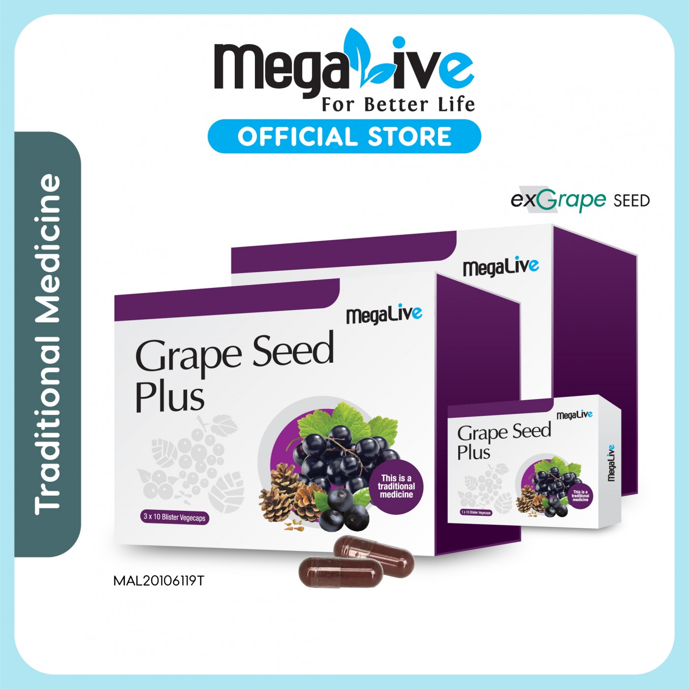 MegaLive Grape Seed Plus
