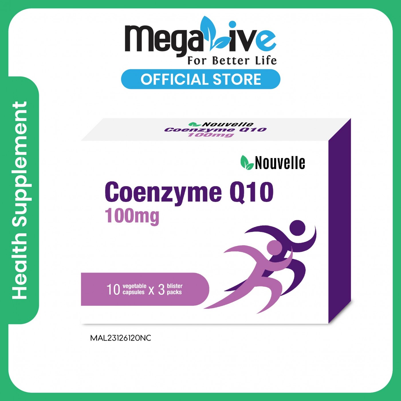 Nouvelle Coenzyme Q10 100MG