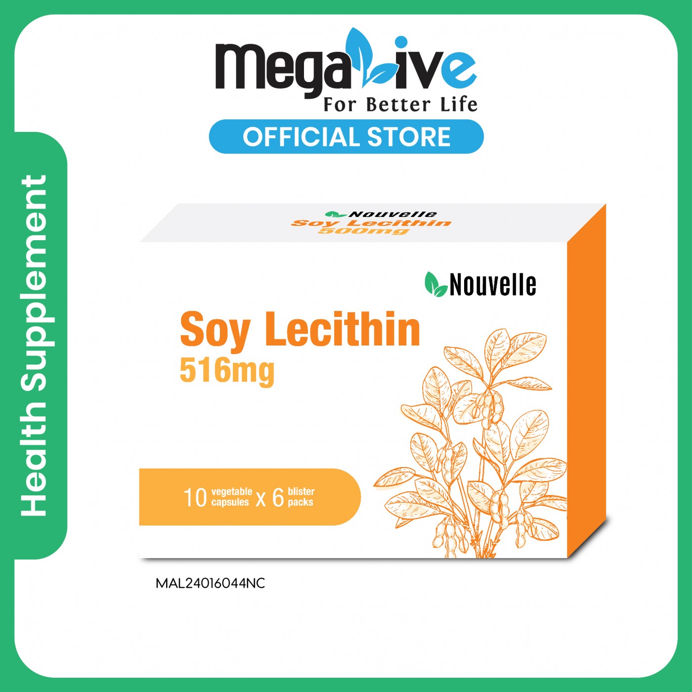 Nouvelle Soy Lecithin 500MG 