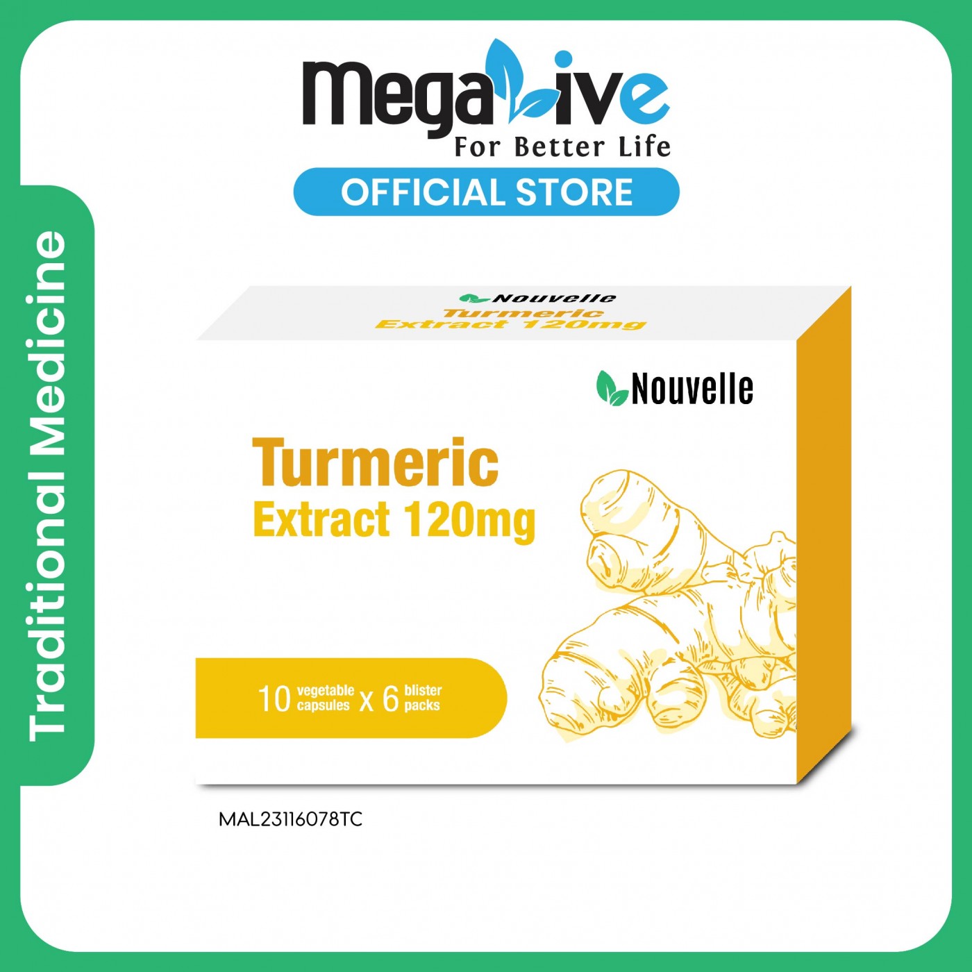Nouvelle Turmeric Extract 120MG