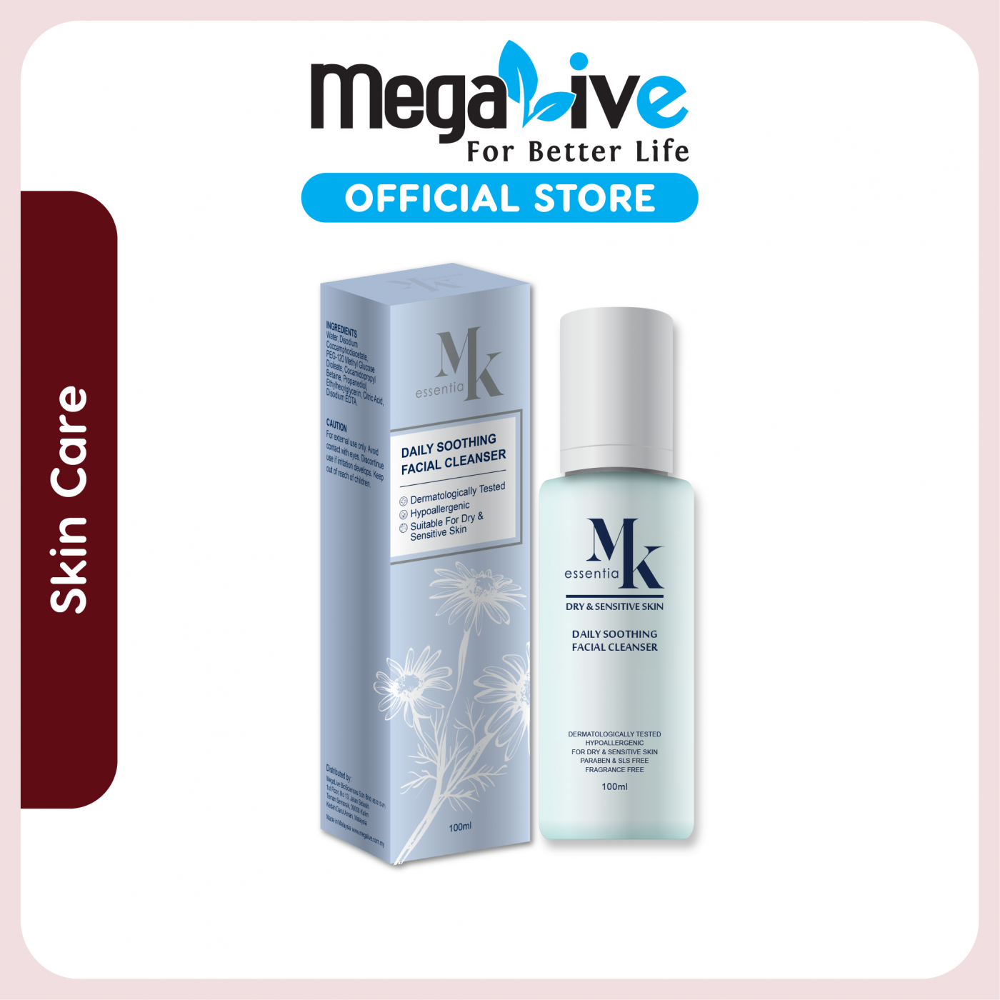 MK essentia Daily Soothing Facial Cleanser